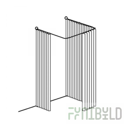 Hs 012 - Fitting room without curtains