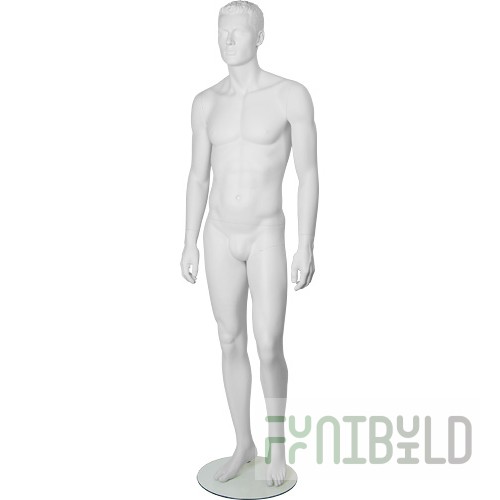 IN-33Alex-01M - Male mannequin, sculptural