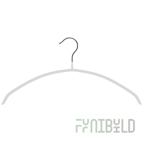 2060 WE - Metal hangers for clothes (rubber coated)