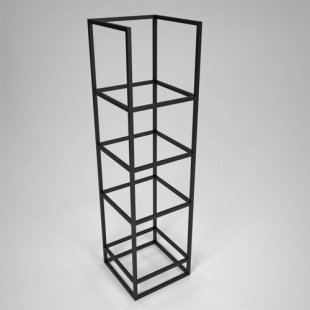 Unit 10A \ Shelf frame with 4 shelves