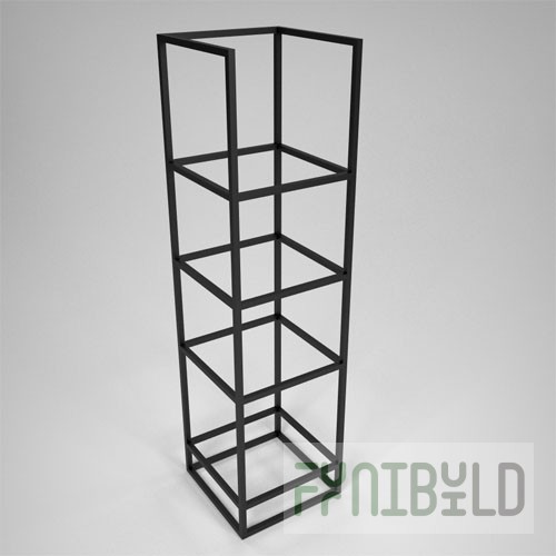 Unit 10A - Shelf frame with 4 shelves