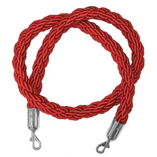 TR-G \ Fencing rope with carabiners L=1.5m (braided)