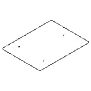 GLV.016.GL \ Glass shelf for hanger 11