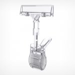 Sign Holder with Pipe Clamp