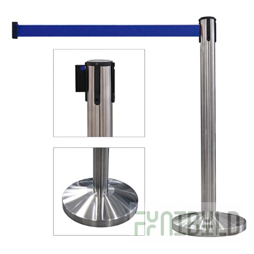 TB-360-SS - Fence post with retractable tape L=3.6m