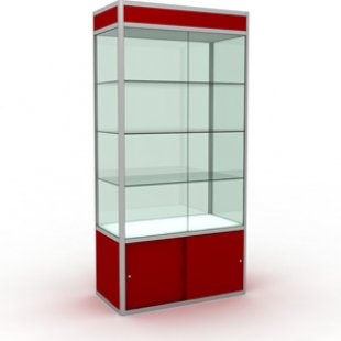 Showcase with lighting