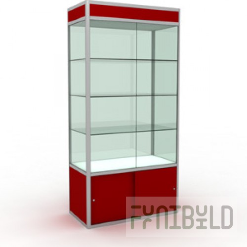 Showcase with lighting