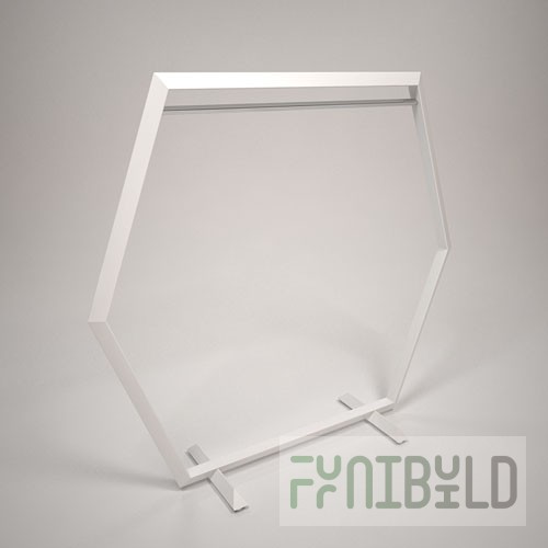 Hexagonal hanger 1715x450x1595h