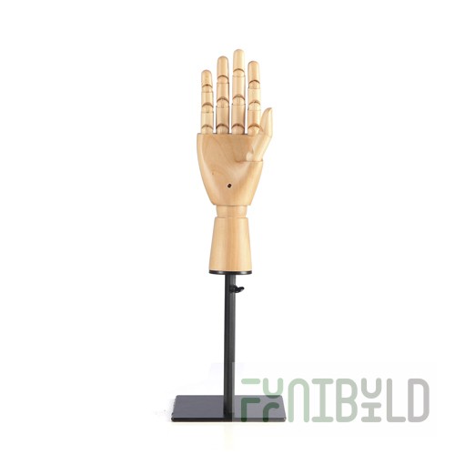 H-05B - Hand mannequin on stand (wooden)