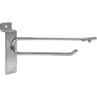 F 341 \ Double hook for price tag holder on economy panel