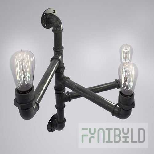 FIT 300 - Three-arm wall lamp