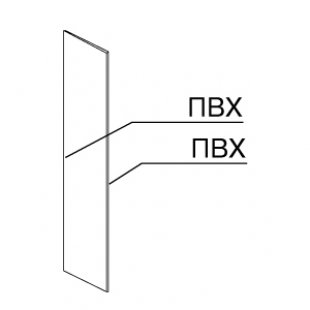 ST 001.006 \ Side panel for double-sided shelving, right