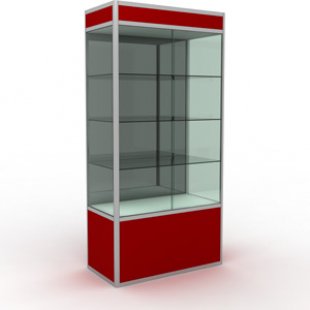 Showcase with lighting
