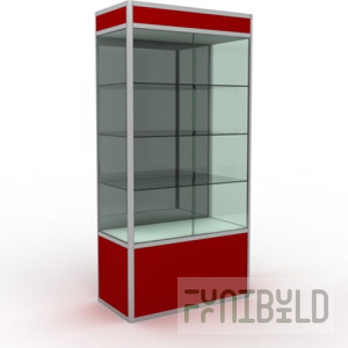 Showcase with lighting