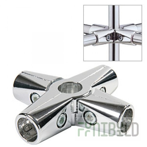 UNO 024 - Connector of perpendicular 5 pipes