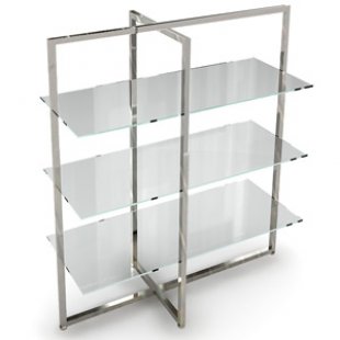 NK 211 GL \ Shelf unit with transparent shelves
