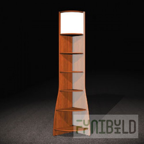Corner shelving unit based on the SV 108 model