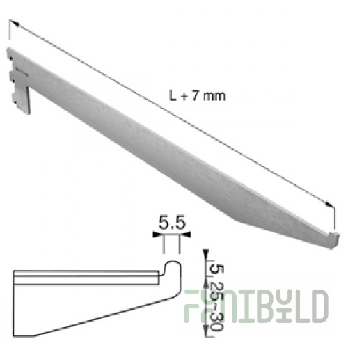 NX-13 - Shelf bracket