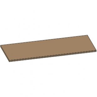 Chipboard shelf
