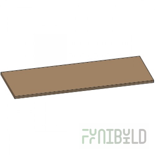 Chipboard shelf
