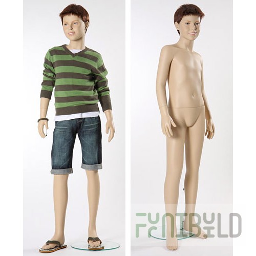 Young 10 - Child mannequin, flesh-colored, 10 years old