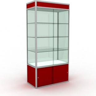 Showcase with lighting