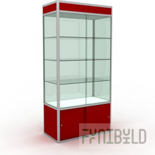 Showcase with lighting