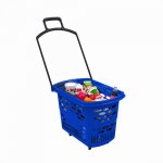 PLB-011 - Plastic trolley basket, 38 l