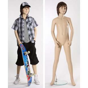 Young 13 \ Child mannequin, flesh-colored, 12 years old