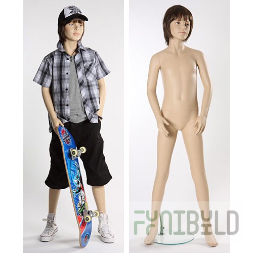 Young 13 - Child mannequin, flesh-colored, 12 years old