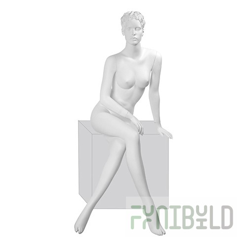 Kristy Pose 05 - Female Mannequin, Sculptural, Seated