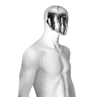 Faces M-04 \ Male mannequin (with removable face)