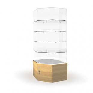 Glass top display case