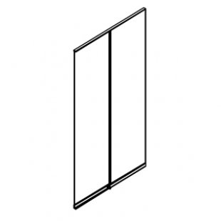 ST 006.002 \ Pair of front sliding glass windows