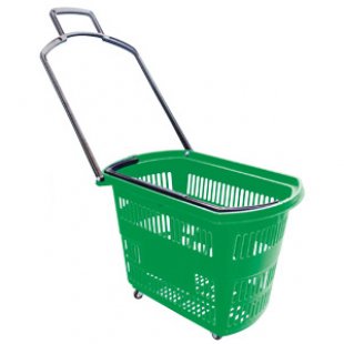 PLB-010 \ Plastic trolley basket, 32 l