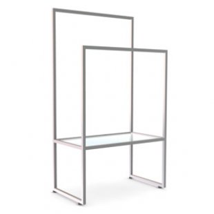 NK 201.MGL \ Two-tier hanger L-900mm frosted glass