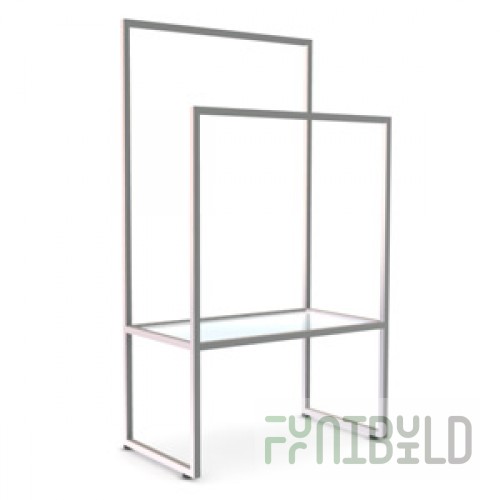 NK 201.MGL - Two-tier hanger L-900mm frosted glass