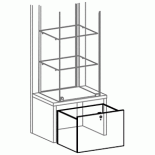 OVG60-C \ Drawer on wheels for display cases