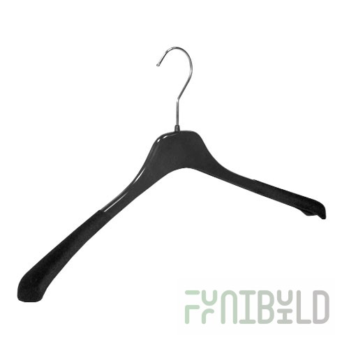 CL 45 - Hangers with velvet (velour) shoulder (Italy)