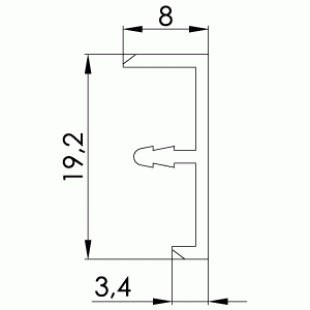 TS-421 \ Edging profile