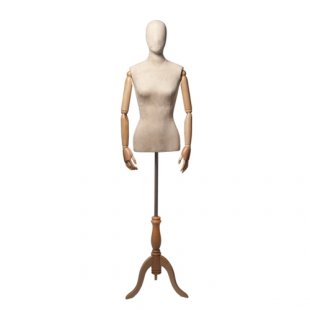 Originals 02 \ Torso Mannequin with Wooden Arms, Female