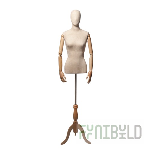Originals 02 - Torso Mannequin with Wooden Arms, Female