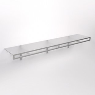 NK20.002.2400.MGL \ Wall hanger with frosted glass shelf L2400