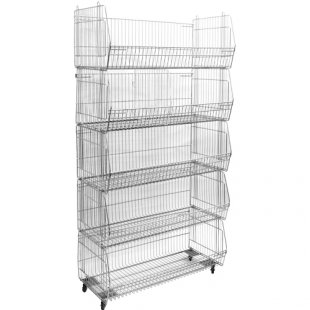 Collapsible multi-tier container