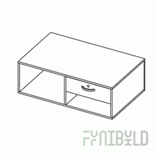 Top of the counter is blind straight