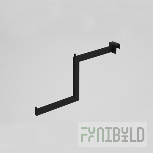 GLPR 61 - Stepped bracket for rectangular pipe 30x15, L-300mm