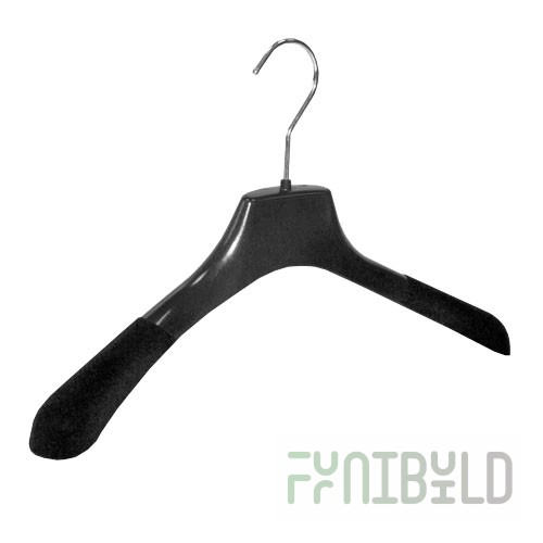 NEQ 38 - Hangers with velvet (velour) shoulder (Italy)