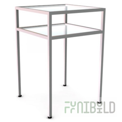 NK 303.MGL - 2-tier counter with matte shelves L600