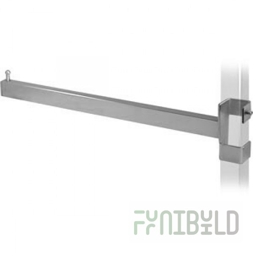 485 D60 - Straight bracket for vertical pipe 25x25