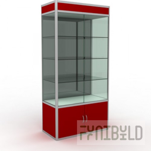 Showcase with lighting